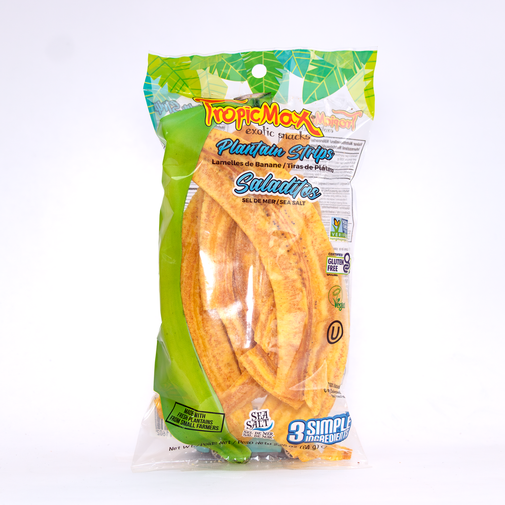 TropicMax Plantain Strips lightly salted 2.25 oz