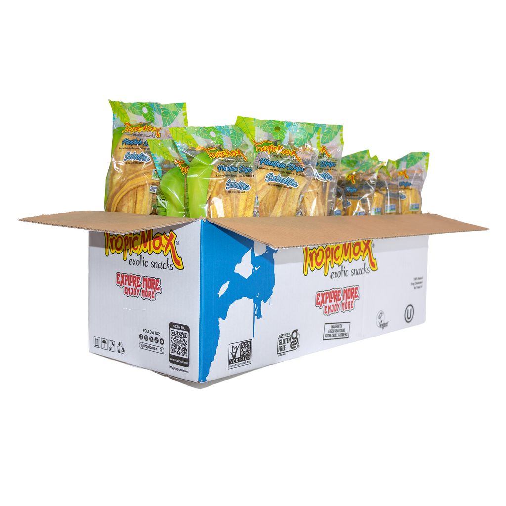 TropicMax Plantain Strips lightly salted 2.25 oz
