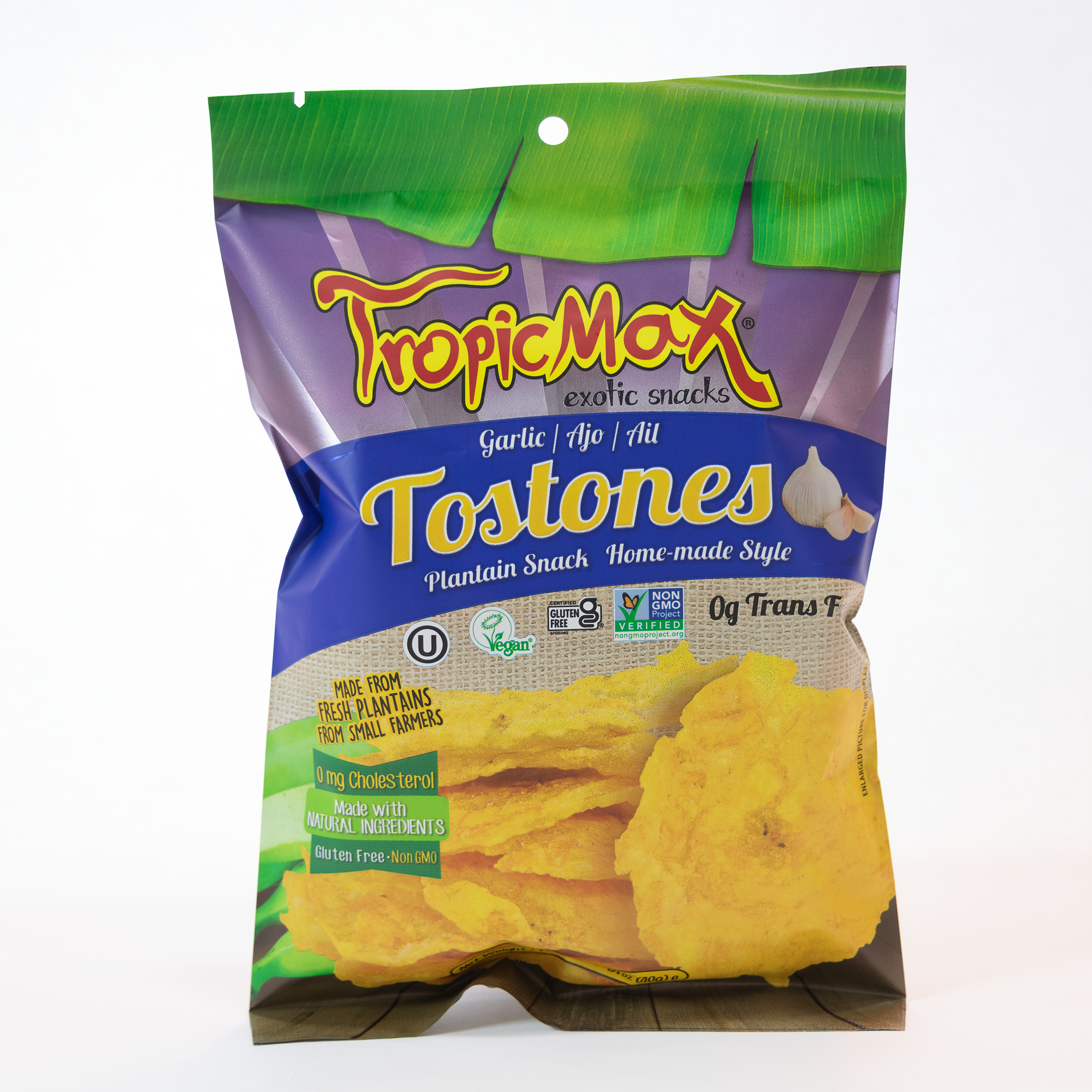 TropicMax Garlic flavoured Tostones 1.4 oz Garlic