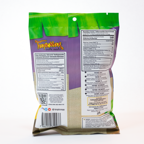 TropicMax Garlic flavoured Tostones 1.4 oz Garlic