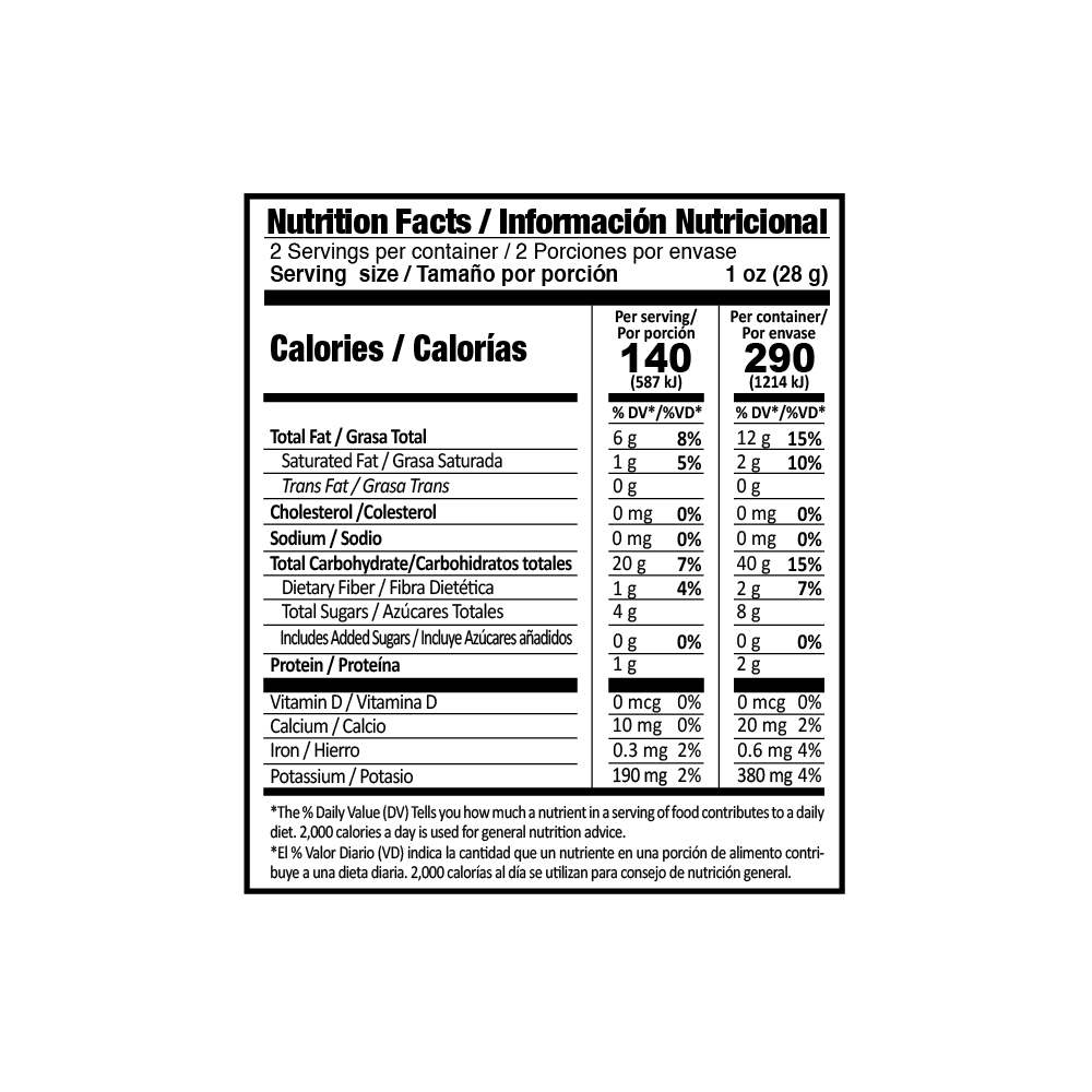 TropicMax Pack of 24 bag of Naturally sweet Plantain Chips 2 oz